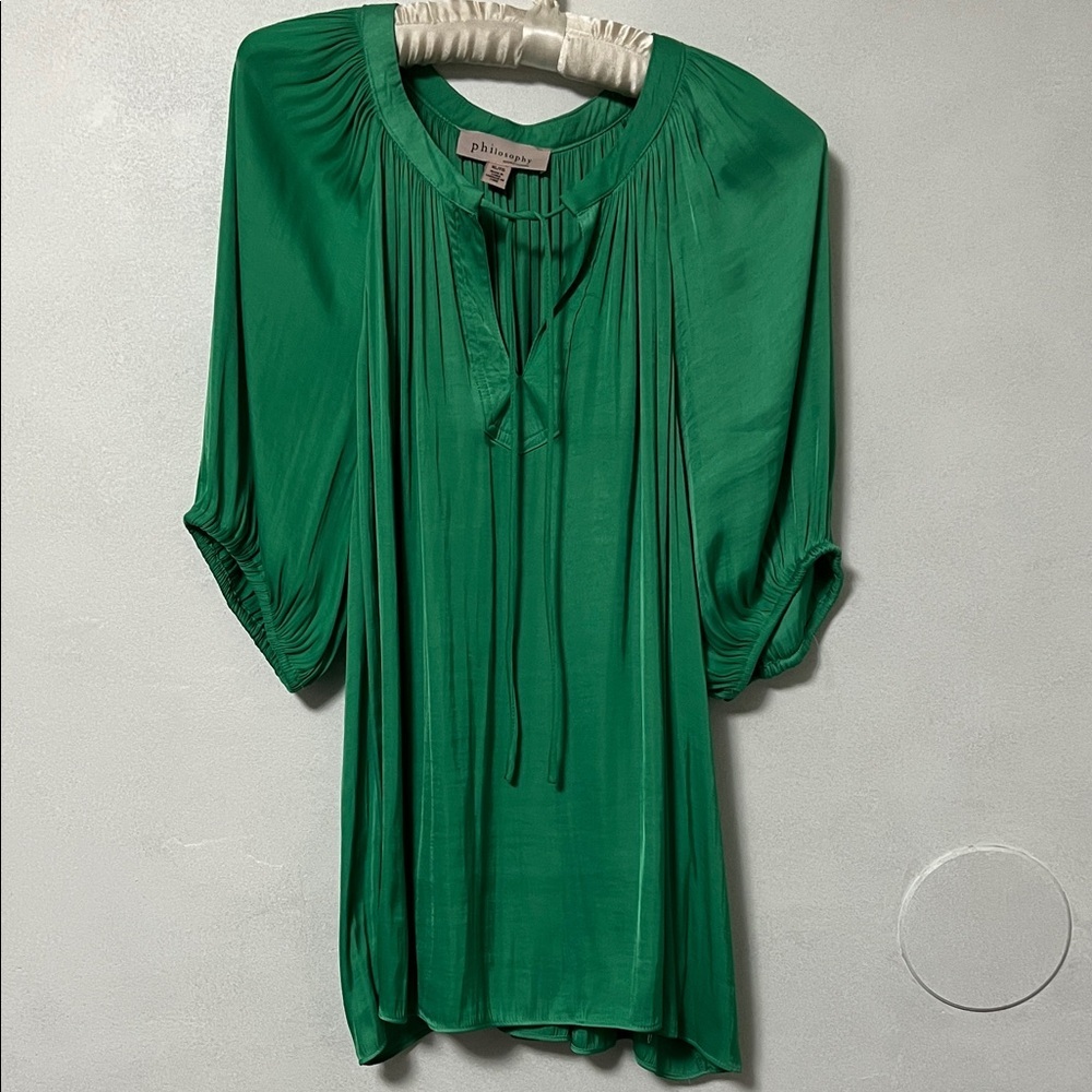 Philosophy Emerald Green Blouse